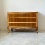 Ladekast - Messing, Hout, Walnoot, Antiek en Kunst