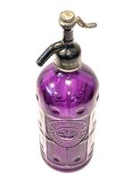 Fles - hoge gegoten sifon Art Nouveau, Antiek en Kunst, Antiek | Wandborden en Tegels