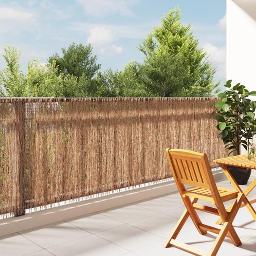 vidaXL Tuinscherm 400x125 cm kreupelhout, Tuin en Terras, Schuttingen, Nieuw, Hout, Verzenden