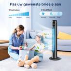 Torenventilator - Fluisterstil - Oscillatie - Zwart - Aigost, Verzenden, Zo goed als nieuw