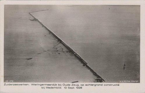 ZUIDERZEEWERKEN - Wieringermeerdijk bij Oude Zeug, Verzamelen, Ansichtkaarten | Nederland, Verzenden