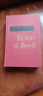 J. Edgar Hoover FBI director - Masters of Deceit, gesigneerd