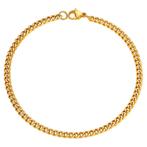 Fako Bijoux® - Schakelarmband Gourmet - Cuban Link - Staal -, Verzenden, Nieuw