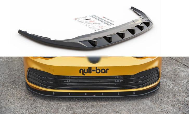 Bumper spoiler Front Splitter V.1 voor Volkswagen Golf 8, Auto-onderdelen, Carrosserie en Plaatwerk, Voor, Bumper, Nieuw, Volkswagen