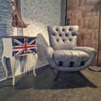 Fauteuil Aldinga Grijs, Huis en Inrichting, Nieuw, Stof