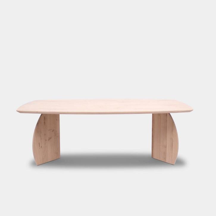 Tafel Deens Ovaal Eikenhout  Set Driehoek  300x100, Huis en Inrichting, Tafels | Eettafels