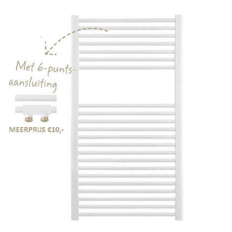 Designradiator Nile Gobi 120x60cm Chroom, Doe-het-zelf en Verbouw, Sanitair, Overige typen, Nieuw, Chroom, Ophalen of Verzenden