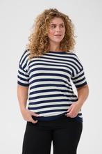 Kaffe Curve streep trui glitter brei Maat:, Kleding | Dames, Truien en Vesten, Verzenden, Nieuw, Overige kleuren