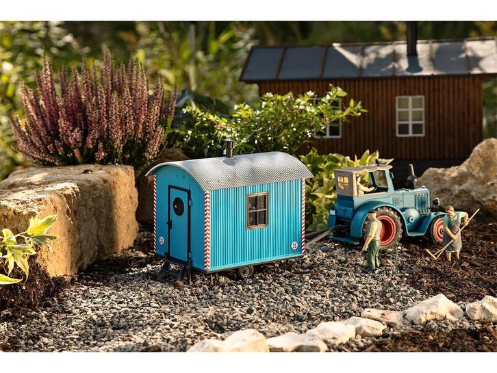 POLA 331056 Bauwagen (Winkels en e gebouwen, Gebouwen), Hobby en Vrije tijd, Modelbouw | Figuren en Diorama's, Nieuw, Ophalen of Verzenden