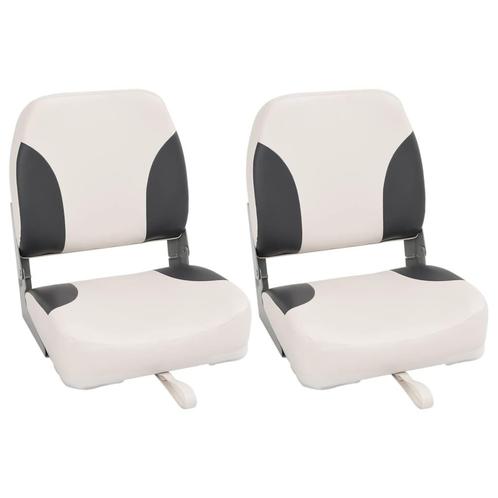 vidaXL Bootstoelen 2 st inklapbaar met hoge rugleuning, Watersport en Boten, Bootonderdelen, Nieuw, Verzenden
