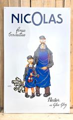 Nicolas Nectar et Glou-Glou emaille bord, Verzamelen, Merken en Reclamevoorwerpen, Verzenden, Nieuw