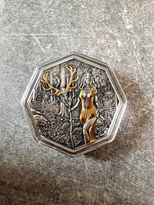 Duitsland. 5 Mark 2023 Witchcraft: Seeress Ritual 1 oz, Postzegels en Munten, Munten | Europa | Niet-Euromunten