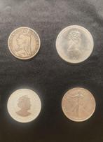Wereld. 1889/2022 Lot of 4 coins