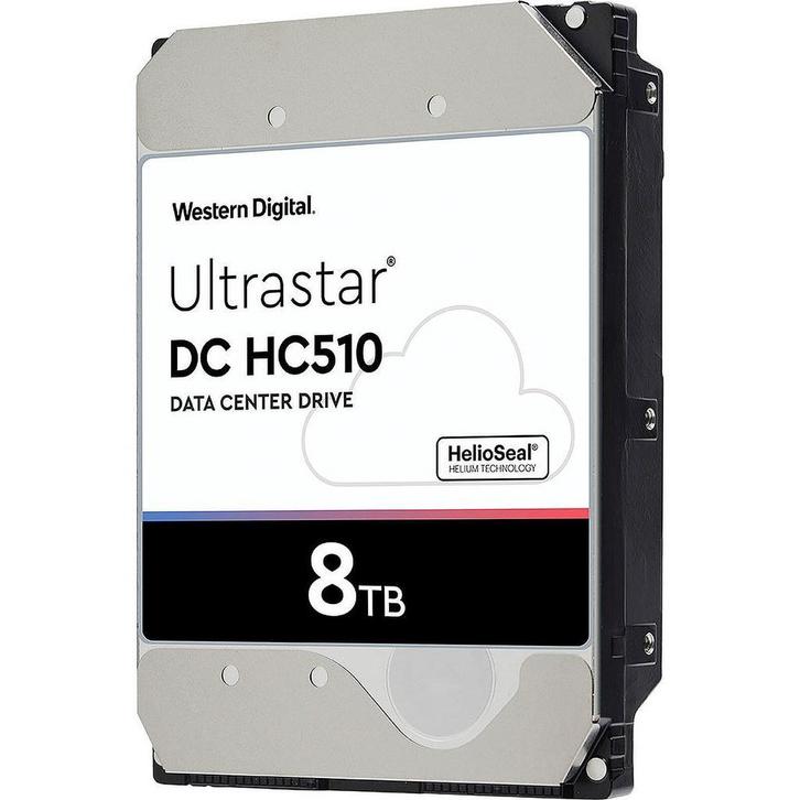WD Ultrastar DC HC510 8TB, Computers en Software, Harde schijven, Intern, Desktop, SATA, Nieuw, HDD, Ophalen of Verzenden