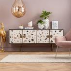 *WOONWINKEL* Kare Design Terrazzo Terrazzo Dressoir, Huis en Inrichting, Kasten | Dressoirs, Verzenden, Nieuw