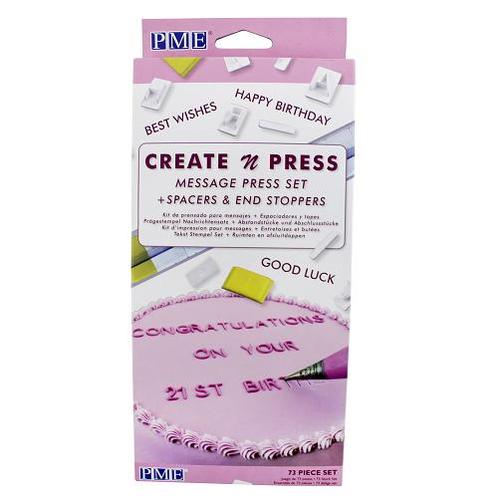PME Letters- en Cijfers stempelset, Hobby en Vrije tijd, Taarten en Cupcakes maken, Nieuw, Verzenden