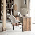 *WOONWINKEL* DTP Home Timber Stoer Bureau Donker Hout, Huis en Inrichting, Bureaus, Verzenden, Nieuw