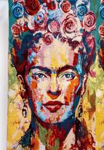 Portret van Frida Kahlo - Wandtapijt - Wandtapijt  - 125 cm, Antiek en Kunst