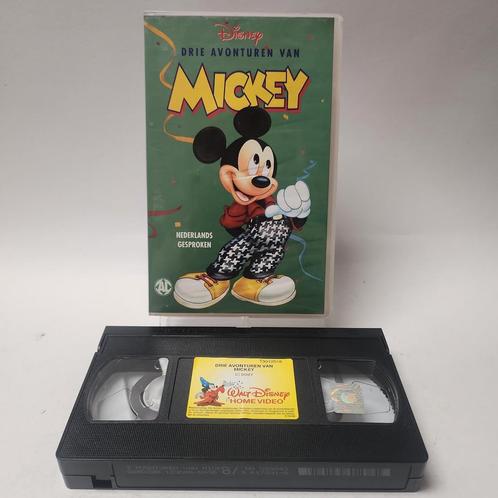 Disney Drie Avonturen van Mickey VHS, Cd's en Dvd's, VHS | Kinderen en Jeugd, Ophalen of Verzenden