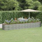 vidaXL Plantenbak 510x140x68 cm gepoedercoat staal, Tuin en Terras, 100 cm of meer, Verzenden, Nieuw, Metaal