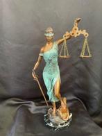 Lady Justice - XL - 50 cm - Figuur - Gepatineerd brons