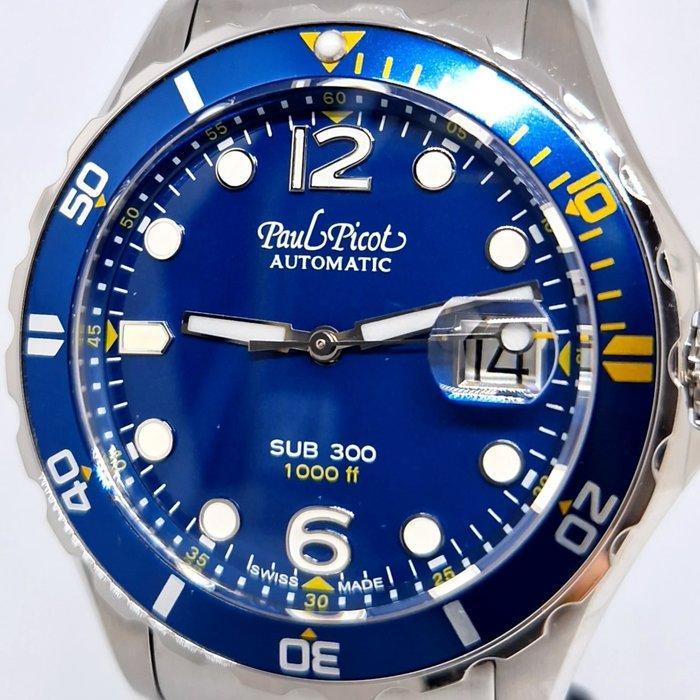 Paul Picot - SUB 300 - Zonder Minimumprijs - Heren - 2020+, Sieraden, Tassen en Uiterlijk, Horloges | Heren