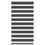 vidaXL Zebra rolgordijn 75x150 cm stofbreedte 70,9 cm zwart, Huis en Inrichting, Stoffering | Gordijnen en Lamellen, Verzenden