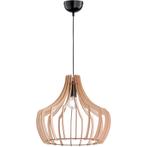 LED Hanglamp - Trion Wody - E27 Fitting - Rond/Ovaal - Mat, Huis en Inrichting, Lampen | Hanglampen, Nieuw, Ophalen of Verzenden