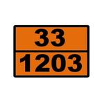 ADR bord 400 x 300 mm - Code 33 1203, Diversen, Nieuw, Verzenden