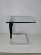 Salontafel - Glas, Metaal - Gebra Duitsland, Antiek en Kunst, Antiek | Meubels | Stoelen en Banken