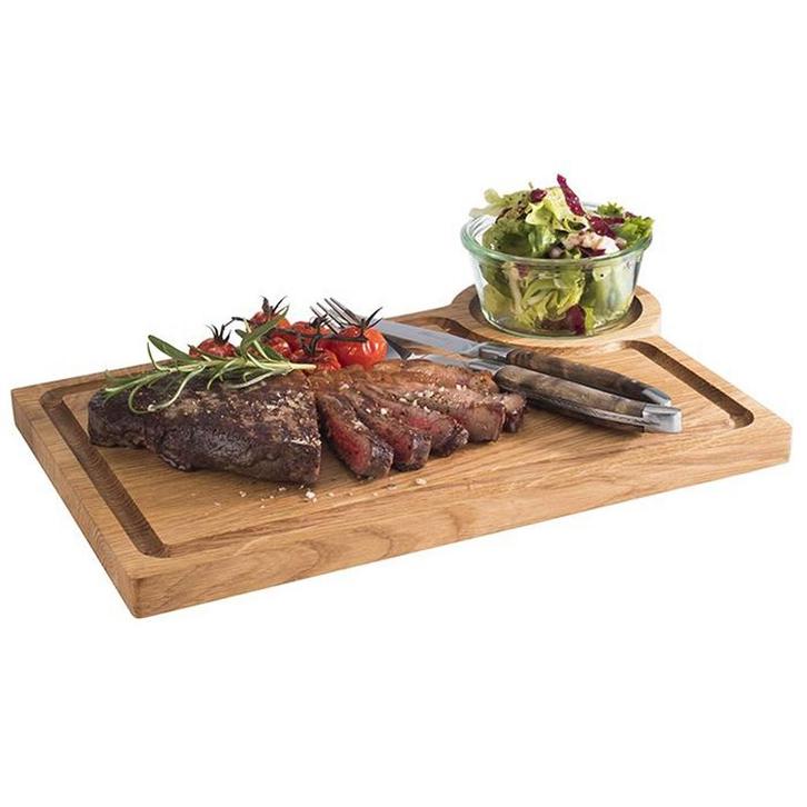 GGM Gastro | (6 stuks) Serveerplank - OAK - 370x250mm - |, Zakelijke goederen, Horeca | Overige, Verzenden