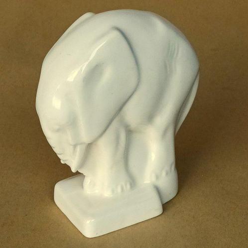 Chris van der Hoef - Beeldje, Olifant - 11 cm - Keramiek -, Antiek en Kunst, Antiek | Glas en Kristal