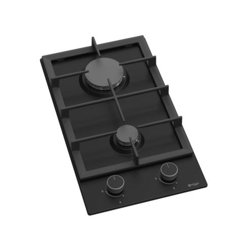 Wiggo WH-G332RD(B) - Inbouw gaskookplaat met Wok - 30cm - Zw, Witgoed en Apparatuur, Kookplaten, Nieuw, Verzenden