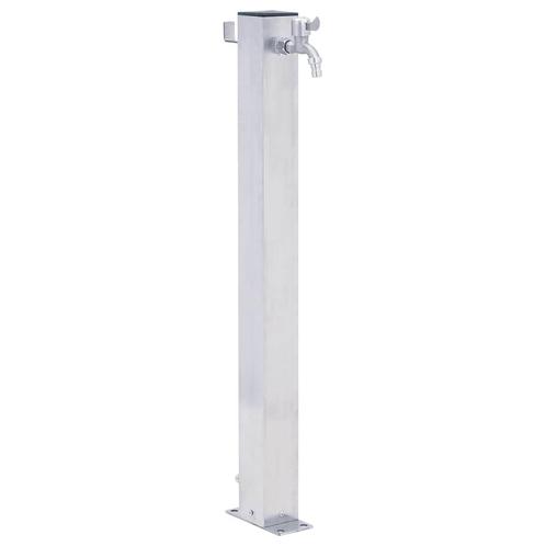 vidaXL Waterzuil vierkant 80 cm roestvrij staal, Tuin en Terras, Tuinslangen, Nieuw, Verzenden