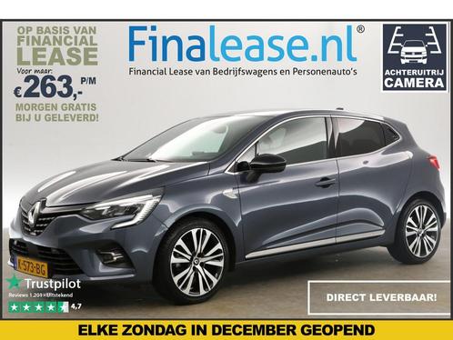 Renault Clio 1.0 TCe Initiale Paris Marge 360Cam LED €263pm, Auto's, Renault, Lease, Handgeschakeld, Overige carrosserieën, Benzine