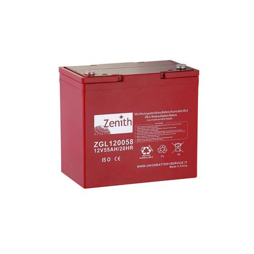 Zenith VRLA accu | ZGL120058 | 12V 55Ah, Auto-onderdelen, Accu's en Toebehoren, Ophalen of Verzenden