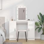 vidaXL Plafondtafel met opslag Wit 102 x 33 x 135 cm Bewerkt, Huis en Inrichting, Tafels | Kaptafels, Verzenden, Nieuw