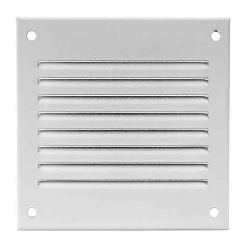 Europlast metalen ventilatierooster vierkant wit 100 x 100mm, Doe-het-zelf en Verbouw, Ventilatie en Afzuiging, Ophalen of Verzenden
