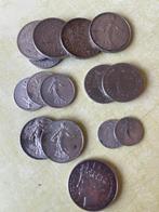 Frankrijk. Lot de 13 monnaies en argent (50 Centimes à 100, Postzegels en Munten, Munten | Europa | Niet-Euromunten