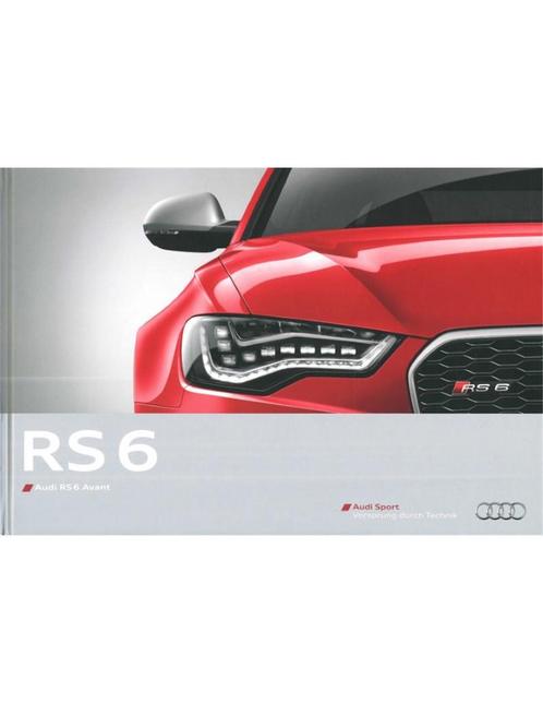 2013 AUDI RS6 AVANT HARDCOVER BROCHURE DUITS, Boeken, Auto's | Folders en Tijdschriften, Audi