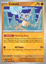 Cubone 104/165 reverse holo pokemon 151, Hobby en Vrije tijd, Verzamelkaartspellen | Pokémon, Ophalen of Verzenden, Nieuw, Losse kaart