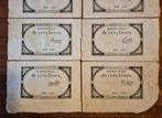 Frankrijk. - 10 x 5 Livres - 1793 - complete sheet + Emprunt