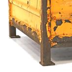 Stapelbak staal  L: 1260, B: 1050, H: 600 (mm) geel, Zakelijke goederen, Kantoor en Winkelinrichting | Magazijn, Stelling en Opslag
