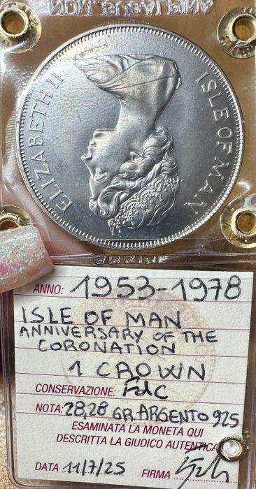 Isle of Man (Brits Kroonbezit). Elizabeth II. Crown 1978, Postzegels en Munten, Munten | Europa | Niet-Euromunten