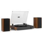 Retourdeal - Audizio RP335 retro platenspeler met boxen - Bl, Audio, Tv en Foto, Platenspelers, Verzenden, Zo goed als nieuw