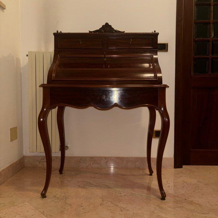 Secrétaire à abattant - Mahonie - Luigi XV stile, Antiek en Kunst, Antiek | Overige Antiek