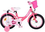 Volare Ashley Kinderfiets - Meisjes - 14 inch - Roze/Rood, Fietsen en Brommers, Fietsen | Kinderfietsjes, Ophalen of Verzenden