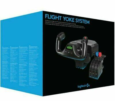 Logitech Pro Flight Yoke System / Vluchtsimulator Yoke met T, Computers en Software, Overige Computers en Software, Zo goed als nieuw
