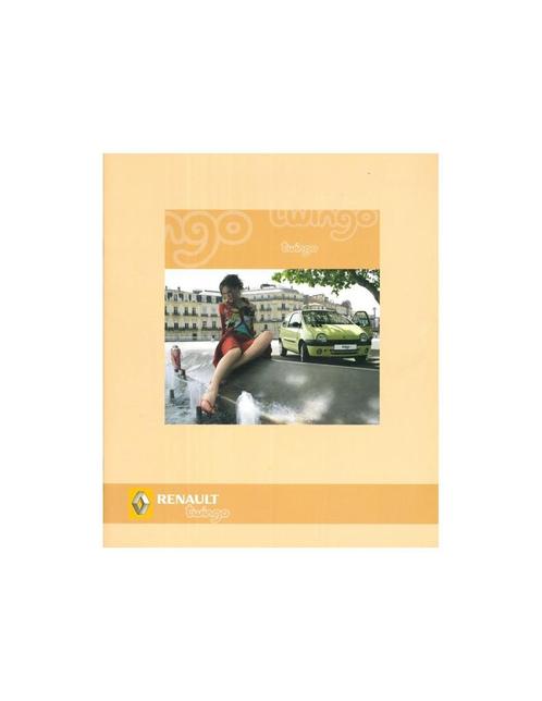 2004 RENAULT TWINGO BROCHURE NEDERLANDS, Boeken, Auto's | Folders en Tijdschriften, Renault