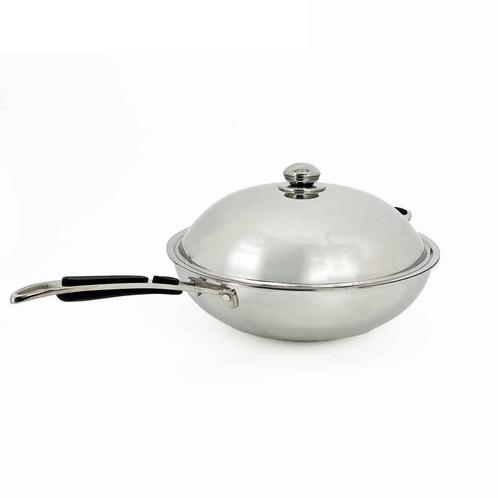 HCB Wokpan - inductie - 36 cm - RVS, Zakelijke goederen, Horeca | Keukenapparatuur, Nieuw in verpakking, Fornuis, Frituur en Grillen